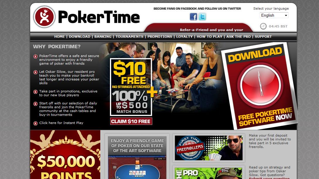 Pokertime UK Poker